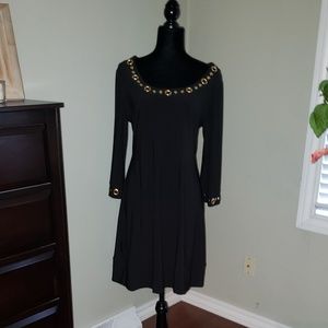 Ronni Nicole black long sleeve dress size 12